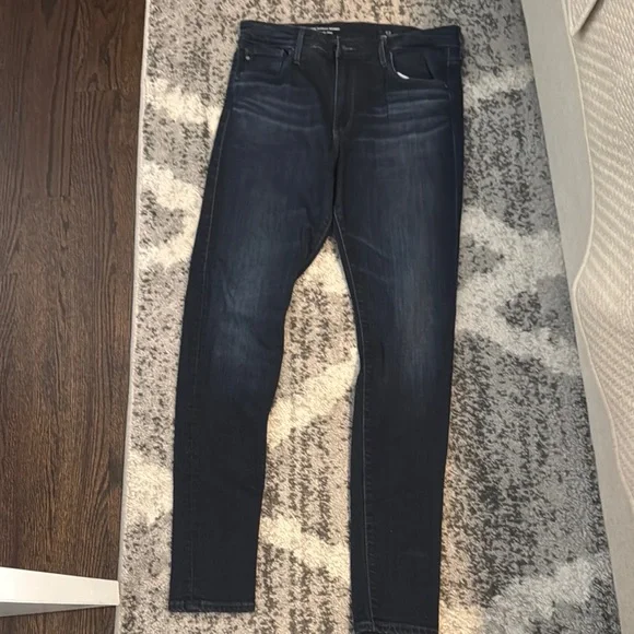 Ag Adriano Goldschmied Blue Skinny Jeans with Stretch - Picture 1 of 5